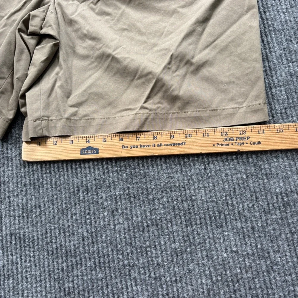 NWT Daniel Cremieux Monaco Shorts Men 40 Brown Pleated Khaki Cotton Chino Preppy